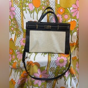 Nine West Two-Tone Canvas Purse